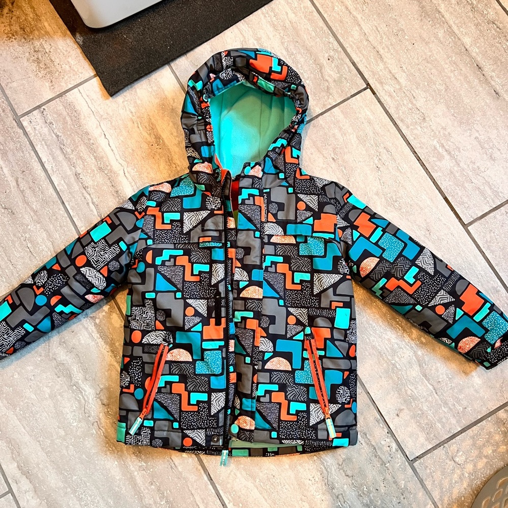 Colorful Geometric Patterned Cat and Jack Jacket